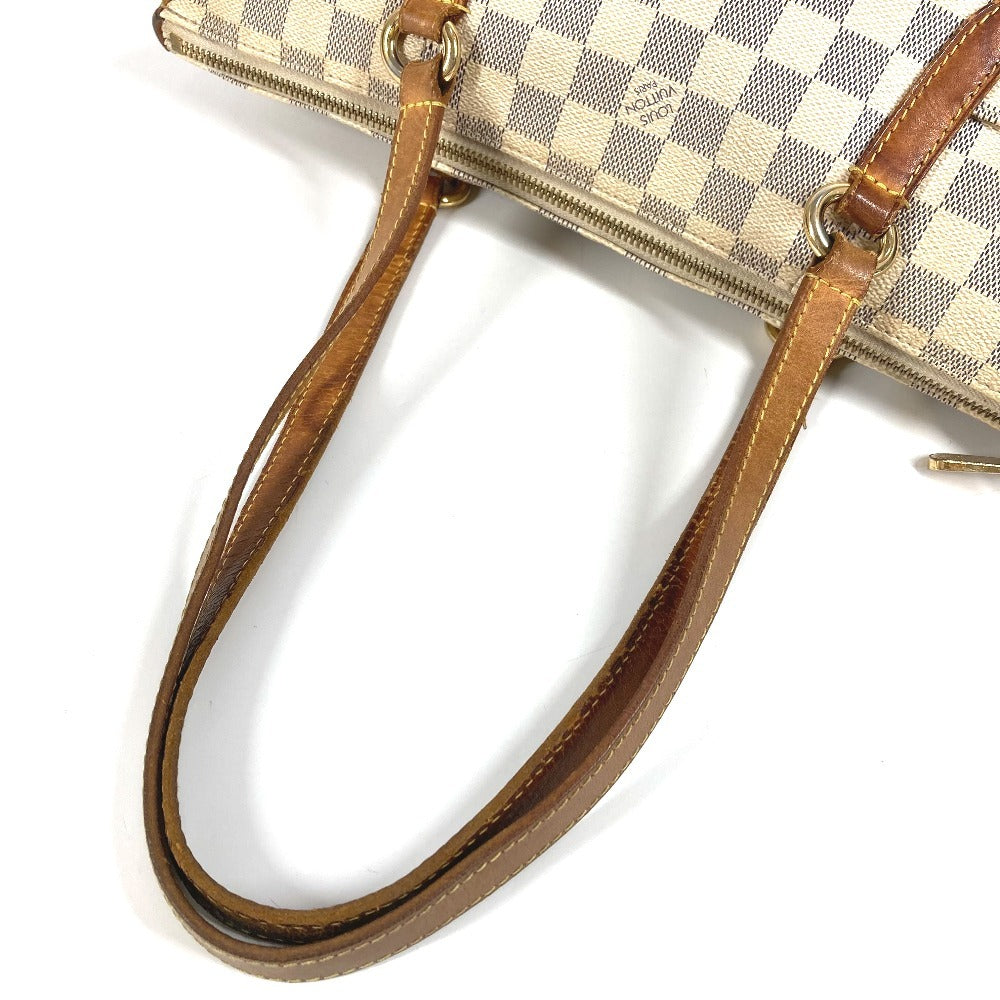 LOUIS VUITTON N51261 Damier Azur Totally PM Tote Bag, Shoulder Bag, Damier Azur Canvas, Women's, White