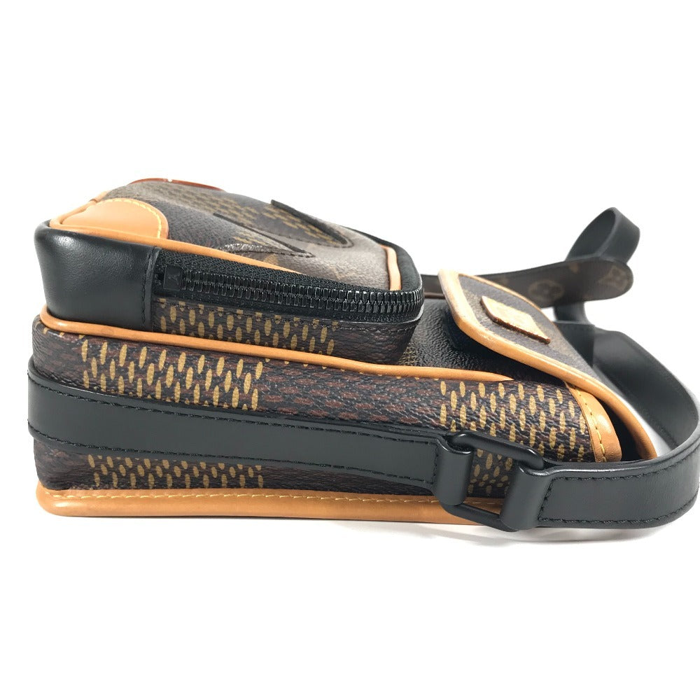 루이비통 N40357 다미에 자이언트 아마존 NIGO 콜라보레이션 크로스바디 백 포셰트 숄더백 다미에 자이언트 캔버스 유니섹스 브라운