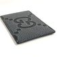 GUCCI 812681 AAECE Card Case with Logo and Maxi GG Design, Unisex Gray, for Business Cards, Passes, and More