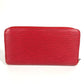 LOUIS VUITTON M6007E Epi Zippy Wallet Round Zipper Long Wallet Long Wallet Epi Leather Women's Rouge Red