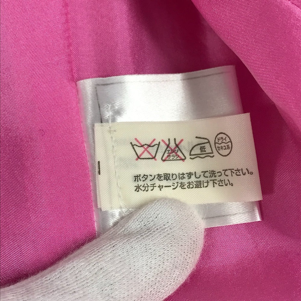 CHANEL P15739 00S CC ココマーク キルティング 袖なし トップス アウター アパレル ベスト シルク レディース ピンク