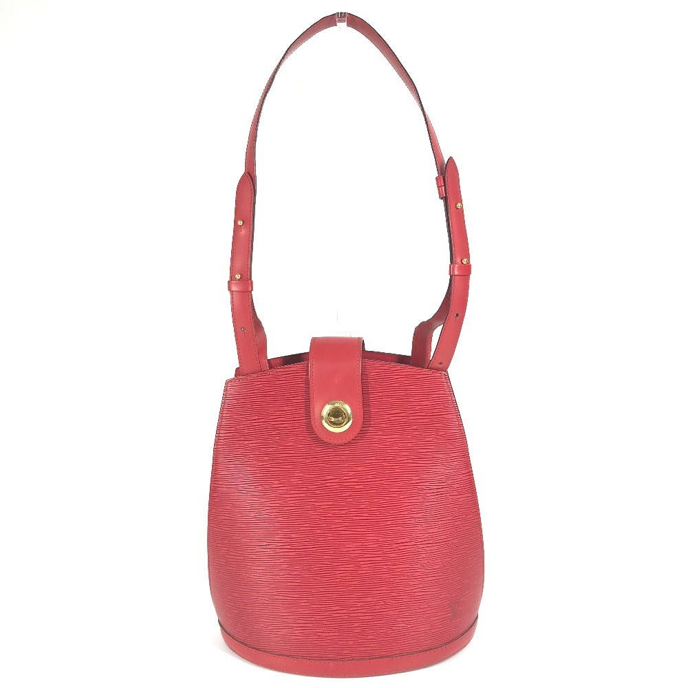 LOUIS VUITTON M52257 Epi Cluny Shoulder Bag, Unisex, Epi Leather, Castilian Red