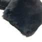 CHANEL Bicolor CC Logo Coco Mark Tippet Accessory Muffler Fur Ladies Black