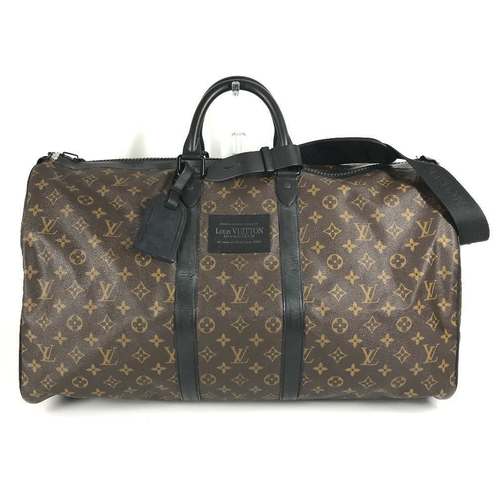 Louis Vuitton M41411 Monogram Waterproof Keepall Bandouliere 55 Bag Travel Bag 2way Bag Beg Bag Boston Bag Monogram Canvas Unisex Brown