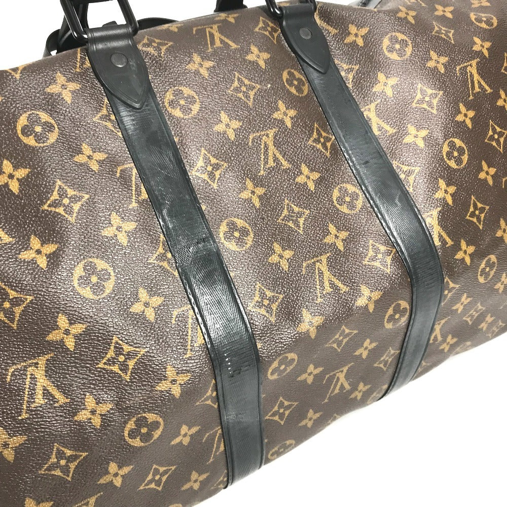 Louis Vuitton M41411 Monogram Waterproof Keepall Bandouliere 55 Bag Travel Bag 2way Bag Beg Bag Boston Bag Monogram Canvas Unisex Brown
