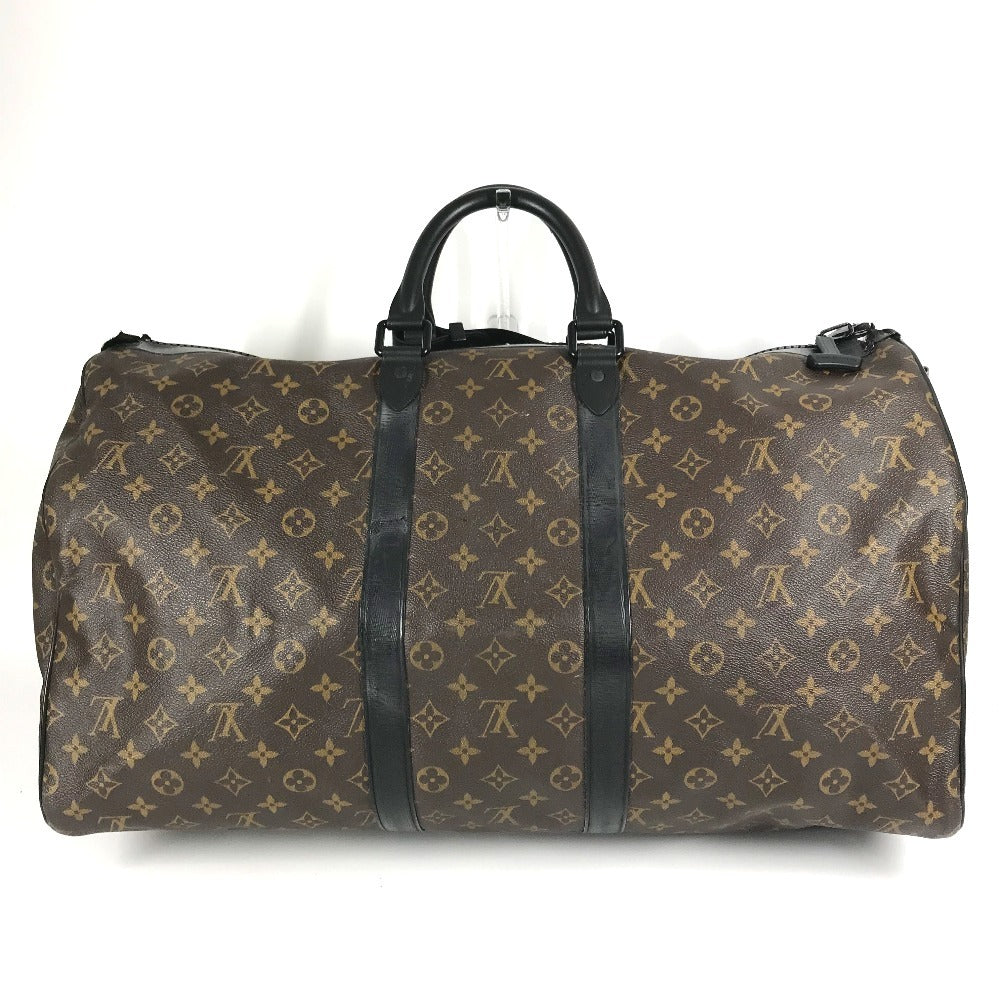 Louis Vuitton M41411 Monogram Waterproof Keepall Bandouliere 55 Bag Travel Bag 2way Bag Beg Bag Boston Bag Monogram Canvas Unisex Brown