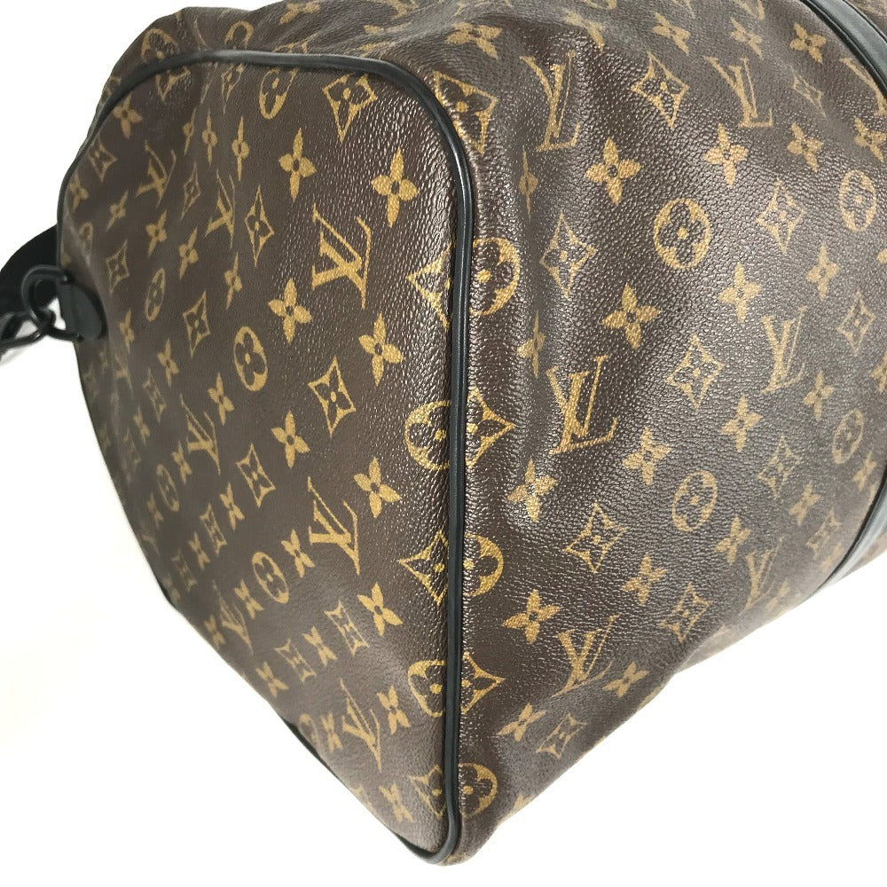Louis Vuitton M41411 Monogram Waterproof Keepall Bandouliere 55 Bag Travel Bag 2way Bag Beg Bag Boston Bag Monogram Canvas Unisex Brown