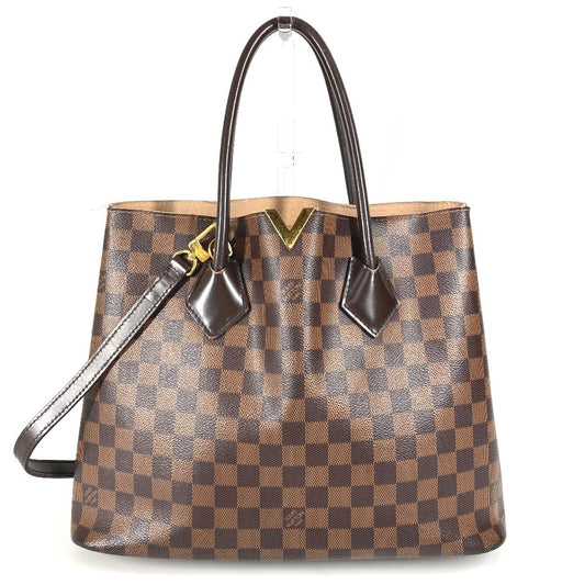 LOUIS VUITTON N41435 ダミエ ケンジントン カバン ハンドバッグ 肩掛け トートバッグ ショルダーバッグ ダミエキャンバス レディース ブラウン