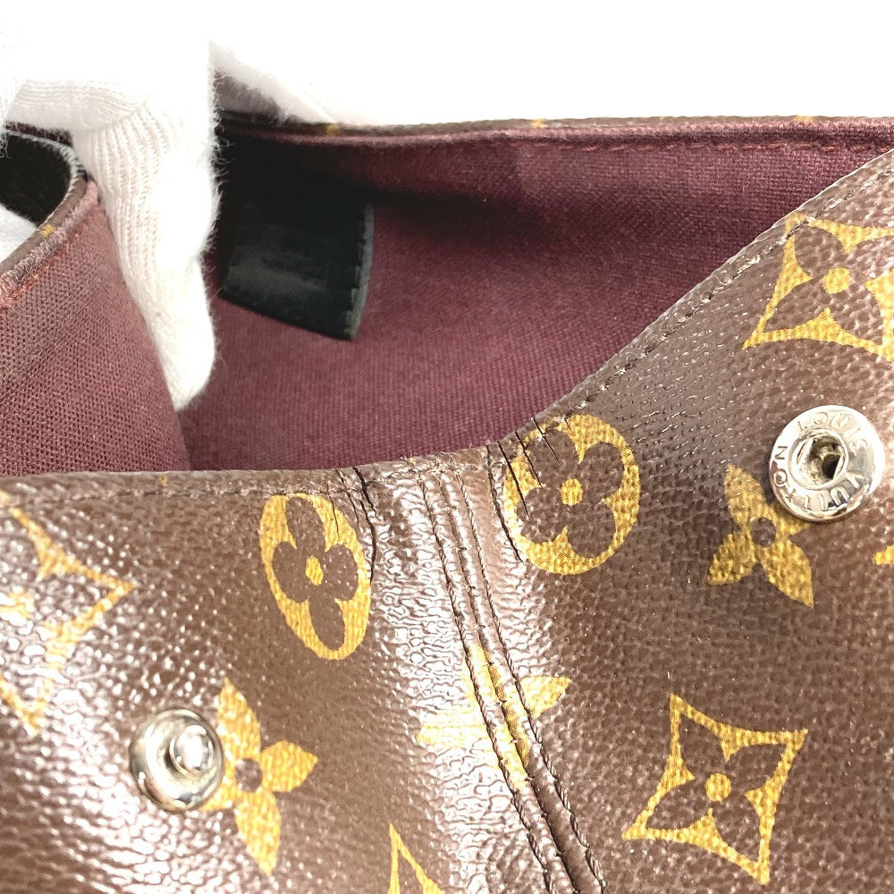 LOUIS VUITTON M40637 モノグラムマカサー パルク バックパック カバン フラップ リュックサック モノグラムキャンバス ユニセックス ブラウン