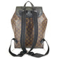LOUIS VUITTON M40637 Monogram Macassar Parc Backpack Bag Flap Rucksack Monogram Canvas Unisex Brown
