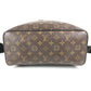 LOUIS VUITTON M40637 Monogram Macassar Parc Backpack Bag Flap Rucksack Monogram Canvas Unisex Brown