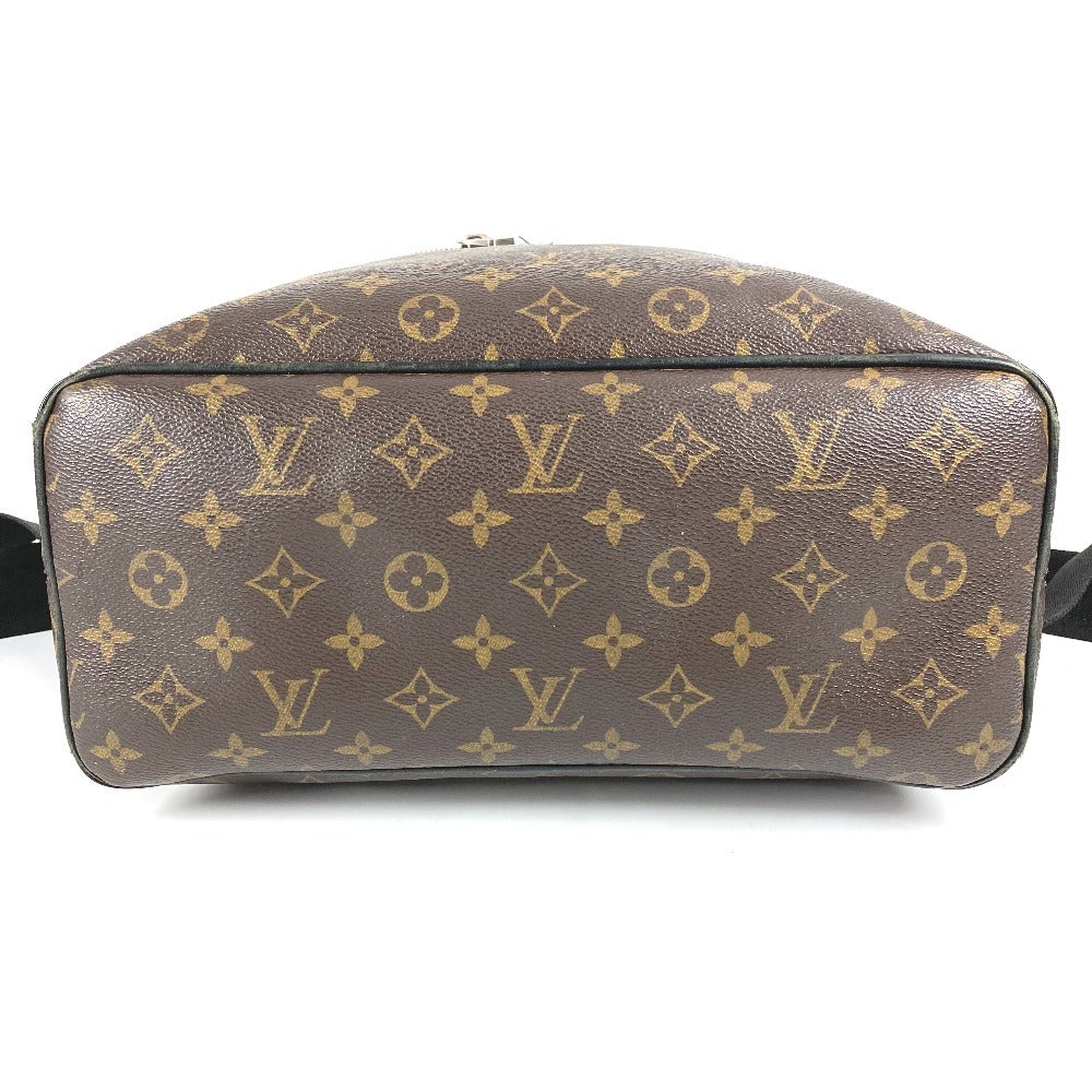 LOUIS VUITTON M40637 Monogram Macassar Parc Backpack Bag Flap Rucksack Monogram Canvas Unisex Brown