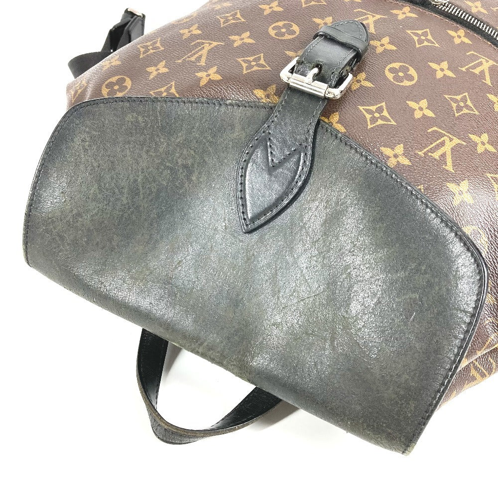LOUIS VUITTON M40637 Monogram Macassar Parc Backpack Bag Flap Rucksack Monogram Canvas Unisex Brown