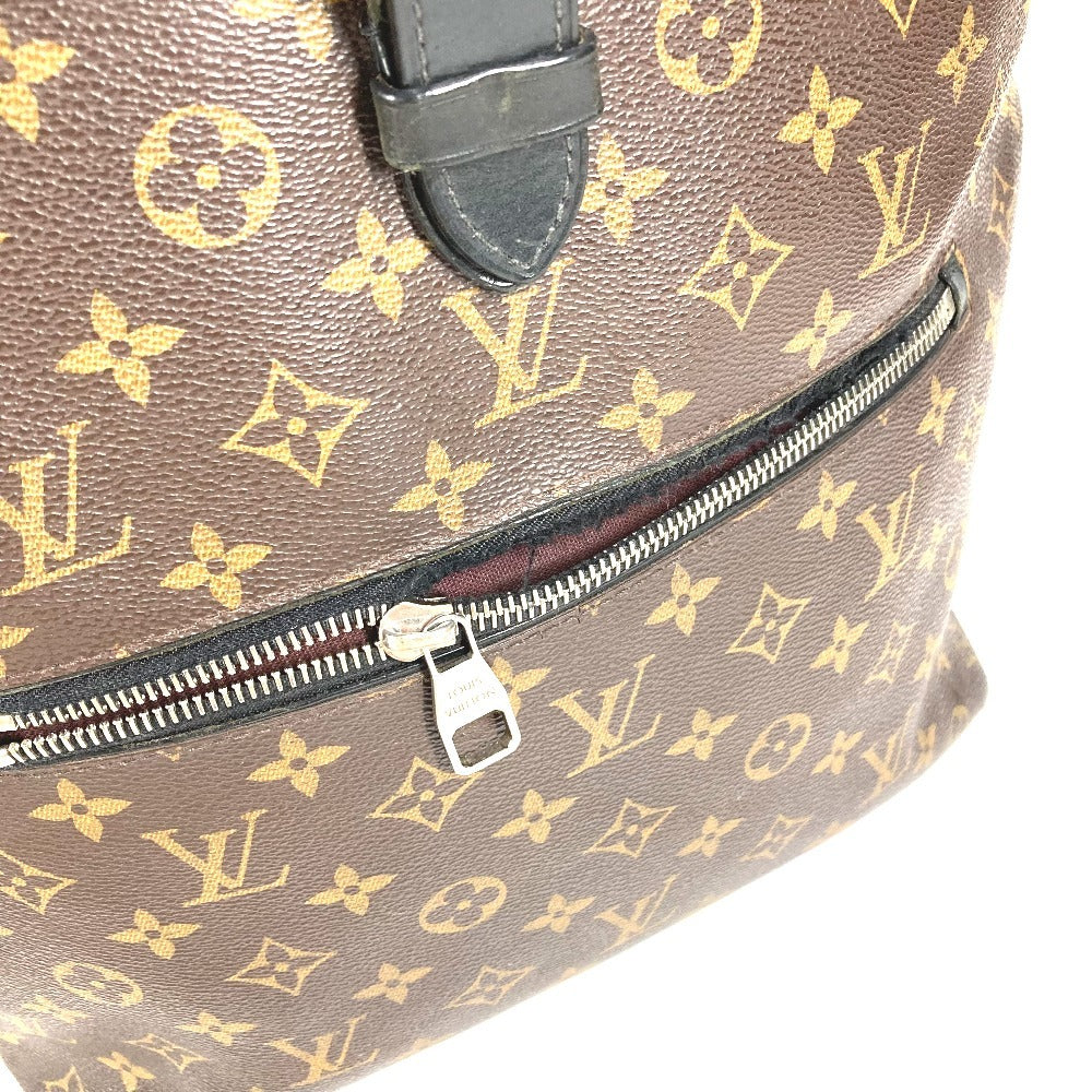 LOUIS VUITTON M40637 Monogram Macassar Parc Backpack Bag Flap Rucksack Monogram Canvas Unisex Brown