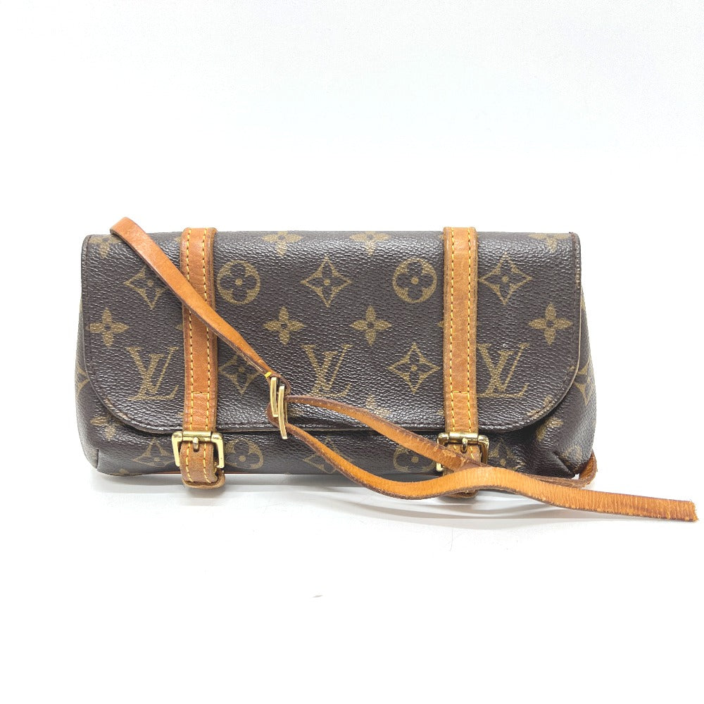 LOUIS VUITTON M51159 モノグラム ポシェット マレル バッグ カバン ウエストポーチ ボディバッグ ウエストバッグ モノグラムキャンバス レディース ブラウン