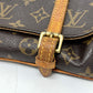 LOUIS VUITTON M51159 モノグラム ポシェット マレル バッグ カバン ウエストポーチ ボディバッグ ウエストバッグ モノグラムキャンバス レディース ブラウン