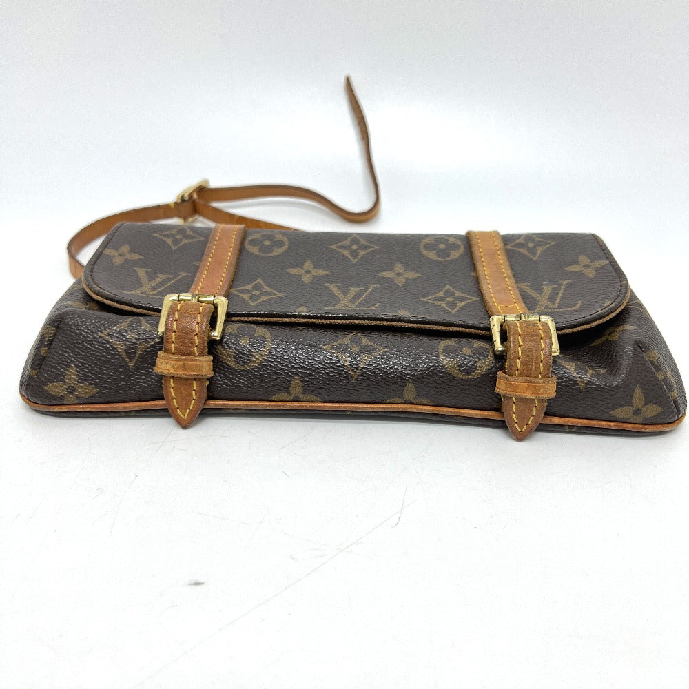 LOUIS VUITTON M51159 モノグラム ポシェット マレル バッグ カバン ウエストポーチ ボディバッグ ウエストバッグ モノグラムキャンバス レディース ブラウン