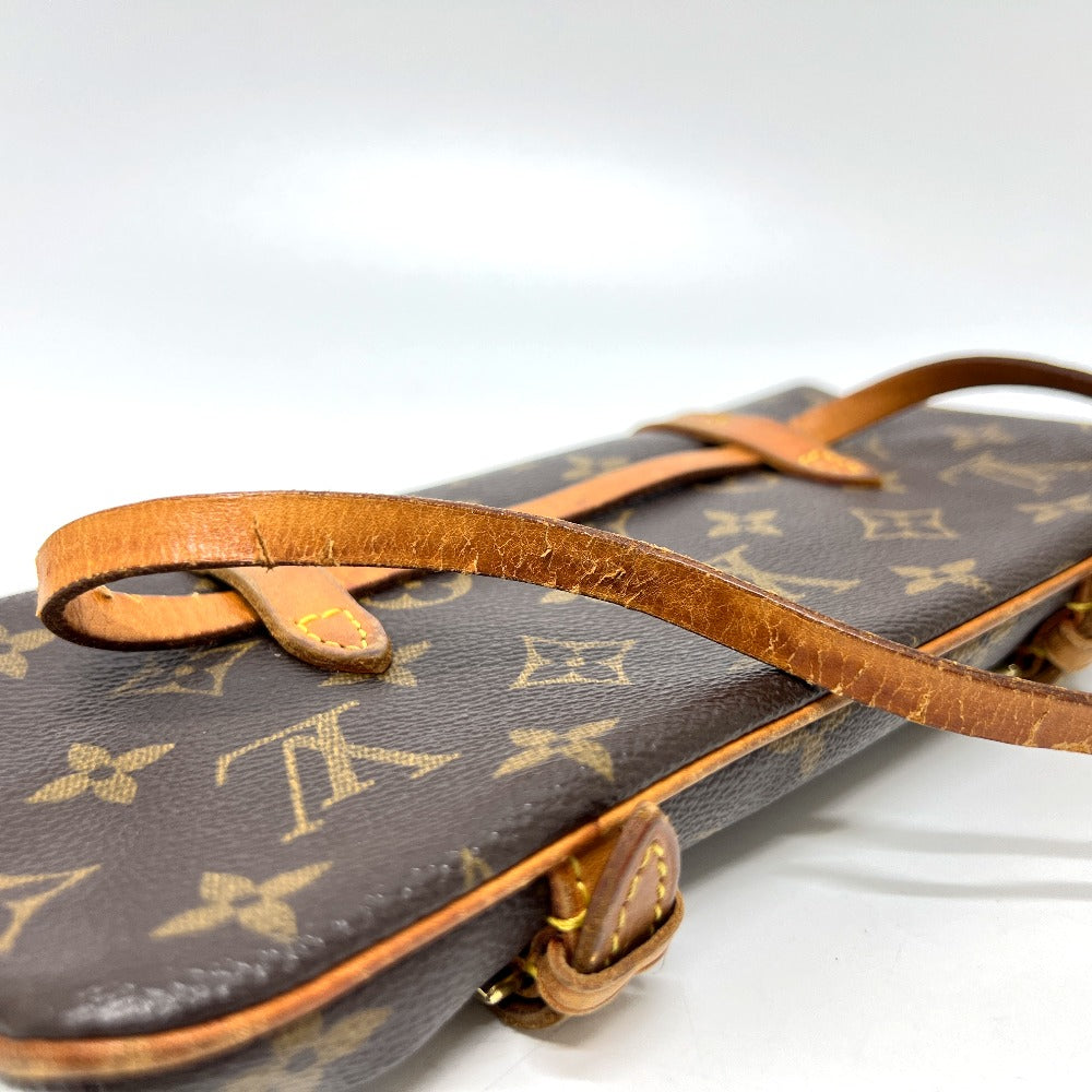 LOUIS VUITTON M51159 モノグラム ポシェット マレル バッグ カバン ウエストポーチ ボディバッグ ウエストバッグ モノグラムキャンバス レディース ブラウン