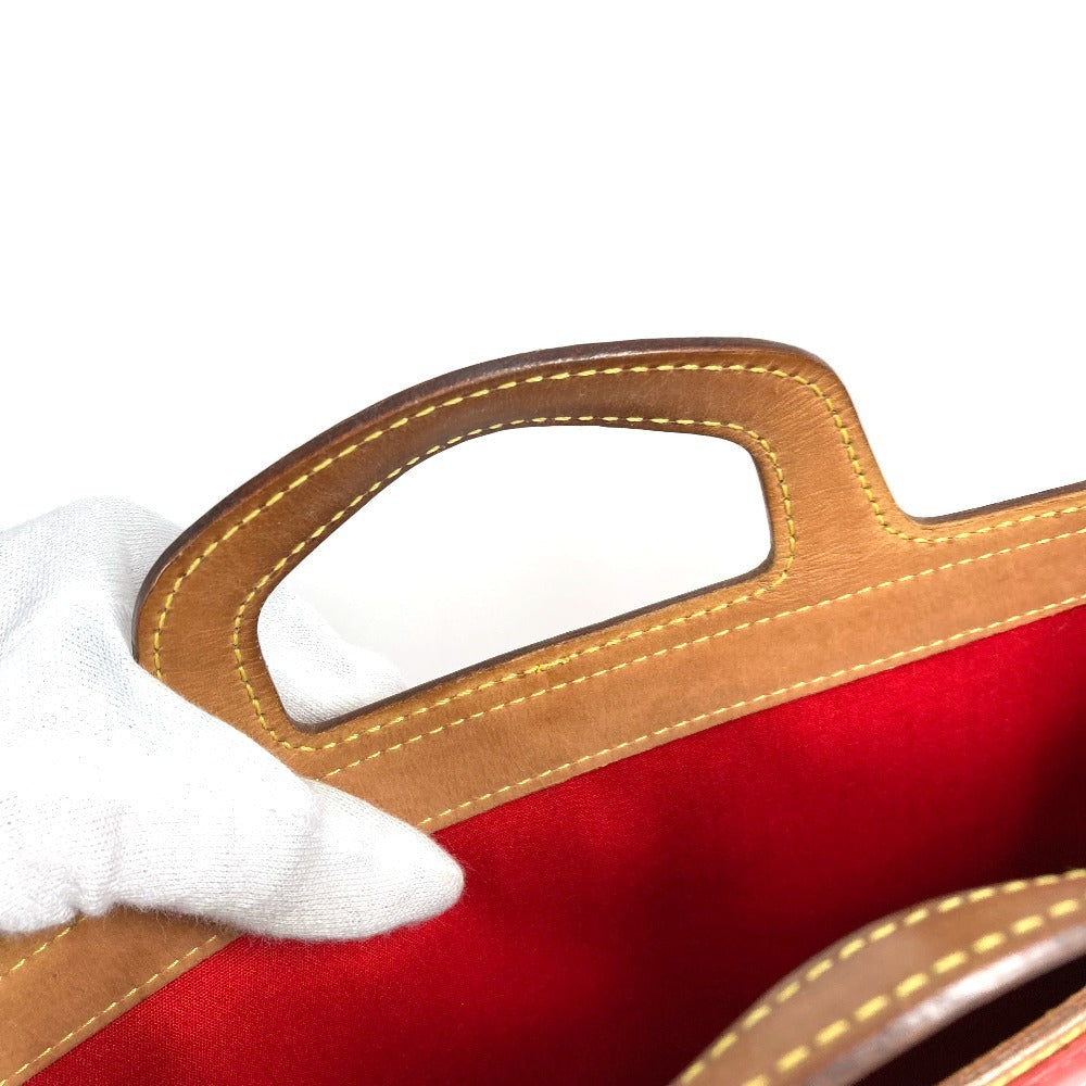 Louis Vuitton M91078 Monogram Vernis Stanton Bag Vertikal Tangan Monogram Vernis Wanita Merah