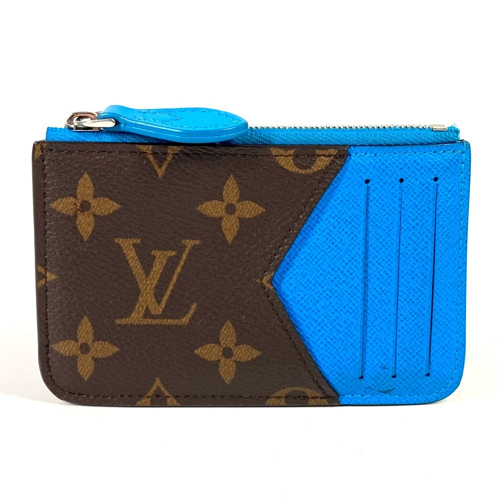 LOUIS VUITTON M12382 Monogram Porto Culte Romy Cartera Monedero Tarjetero Monedero Monogram Canvas Unisex Azul