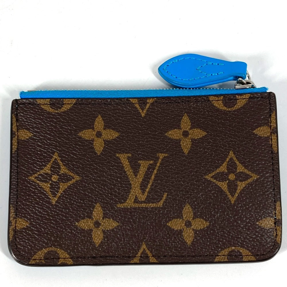 LOUIS VUITTON M12382 Monogram Porto Culte Romy Cartera Monedero Tarjetero Monedero Monogram Canvas Unisex Azul