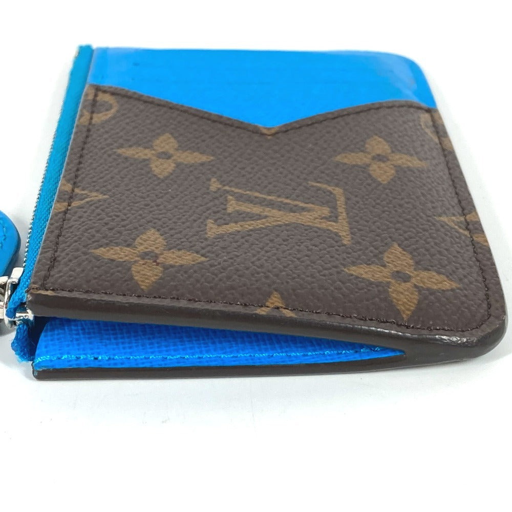 LOUIS VUITTON M12382 Monogram Porto Culte Romy Cartera Monedero Tarjetero Monedero Monogram Canvas Unisex Azul