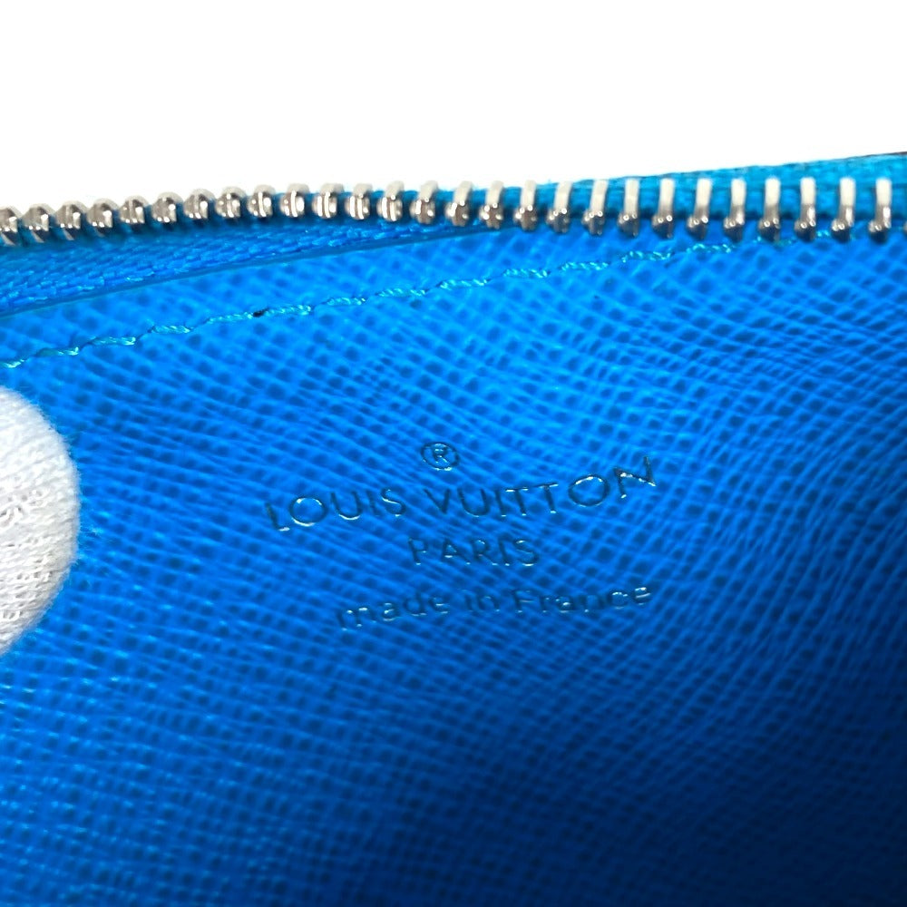 LOUIS VUITTON M12382 Monogram Porto Culte Romy Cartera Monedero Tarjetero Monedero Monogram Canvas Unisex Azul