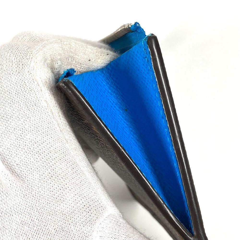 LOUIS VUITTON M12382 Monogram Porto Culte Romy Cartera Monedero Tarjetero Monedero Monogram Canvas Unisex Azul