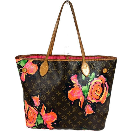 LOUIS VUITTON M48613 Monogram Rose Neverfull MM Neverfull MM Bolso de hombro Bolso de hombro Monogram Canvas Mujer Rosa