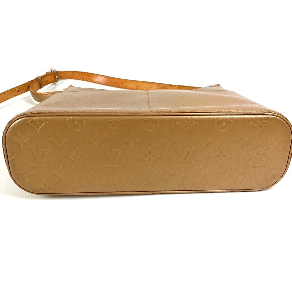 LOUIS VUITTON M55167 Monogram Matte Sutter Bag Shoulder Bag Monogram Matte Leather Women's Ampres Beige