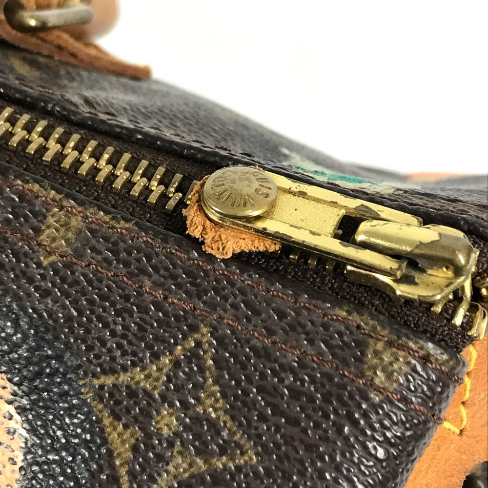 LOUIS VUITTON M48610 モノグラム ローズ 薔薇 スピーディ30 カバン ミニボストンバッグ ハンドバッグ モノグラムキャンバス レディース ブラウン