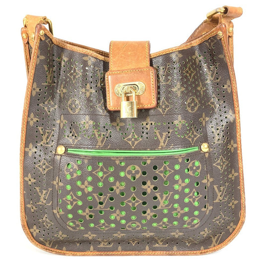 LOUIS VUITTON M95173 Monogram Perfot Musette Bag Crossbody Shoulder Bag Monogram Canvas Unisex Green