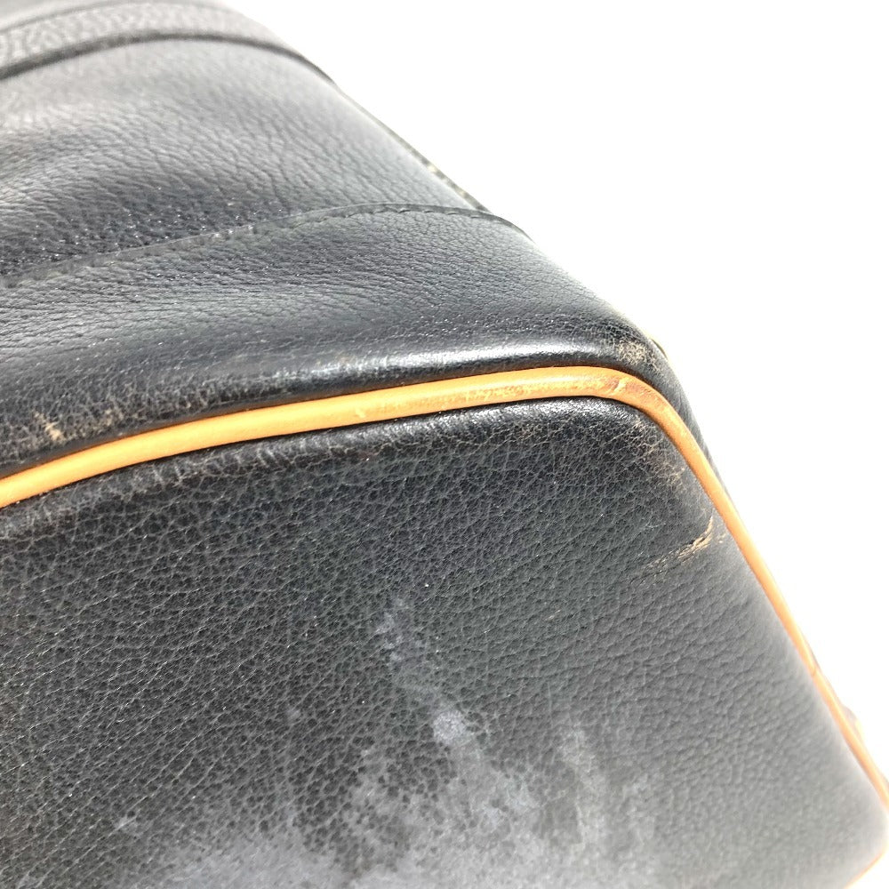 HERMES ヴィンテージ アールディ トラベルバッグ 旅行バッグ カバン ハンドバッグ 筒形 バイカラー ボストンバッグ アルデンヌ ユニセックス ブラック