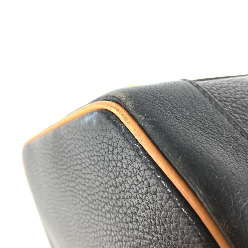 HERMES ヴィンテージ アールディ トラベルバッグ 旅行バッグ カバン ハンドバッグ 筒形 バイカラー ボストンバッグ アルデンヌ ユニセックス ブラック