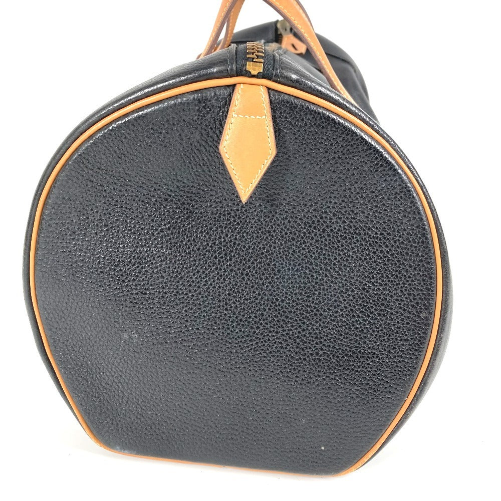 HERMES ヴィンテージ アールディ トラベルバッグ 旅行バッグ カバン ハンドバッグ 筒形 バイカラー ボストンバッグ アルデンヌ ユニセックス ブラック