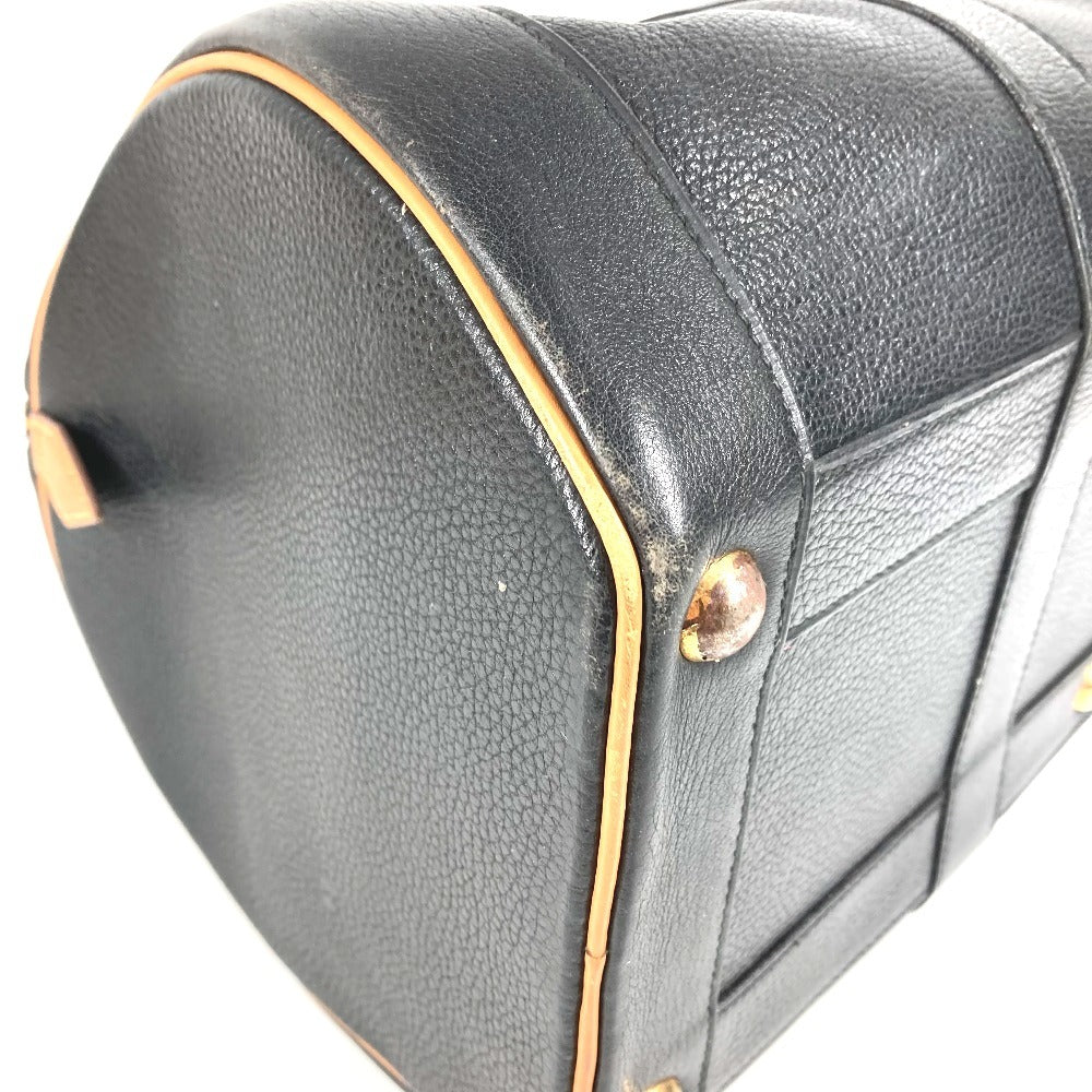 HERMES ヴィンテージ アールディ トラベルバッグ 旅行バッグ カバン ハンドバッグ 筒形 バイカラー ボストンバッグ アルデンヌ ユニセックス ブラック