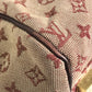 LOUIS VUITTON M92216 モノグラミニ ジョセフィーヌ PM ジョセフィーヌPM カバン ミニボストンバッグ ハンドバッグ モノグラムミニキャンバス レディース スリーズ レッド