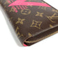 LOUIS VUITTON M60936 Monogram V Motif Zippy Wallet Round Zipper Long Wallet Long Wallet Monogram Canvas Unisex Brown