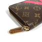 LOUIS VUITTON M60936 Monogram V Motif Zippy Wallet Round Zipper Long Wallet Long Wallet Monogram Canvas Unisex Brown