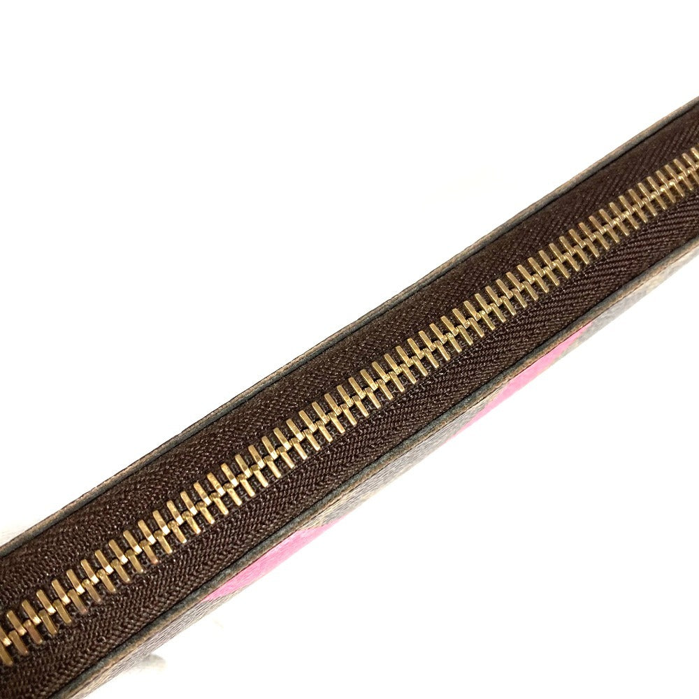 LOUIS VUITTON M60936 Monogram V Motif Zippy Wallet Round Zipper Long Wallet Long Wallet Monogram Canvas Unisex Brown