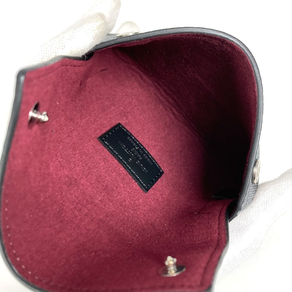 Louis Vuitton N60255 Damier Graphite Alpha Triple Pouch 3 Piece Set Bag Pouch Flap Kad Kedua Kad Kad Dompet Klac Bag Damier Graphite Canvas Unisex Hitam