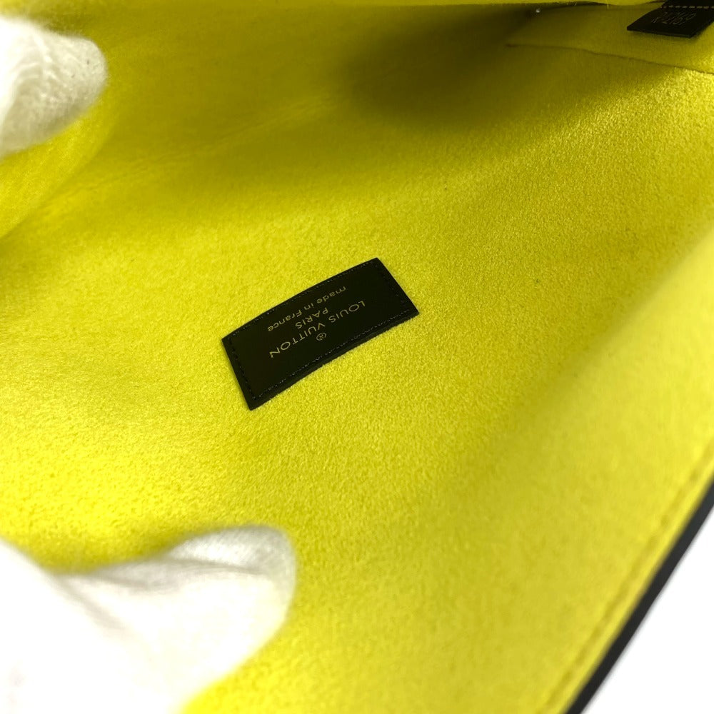 Louis Vuitton N60255 Damier Graphite Alpha Triple Pouch 3 Piece Set Bag Pouch Flap Kad Kedua Kad Kad Dompet Klac Bag Damier Graphite Canvas Unisex Hitam