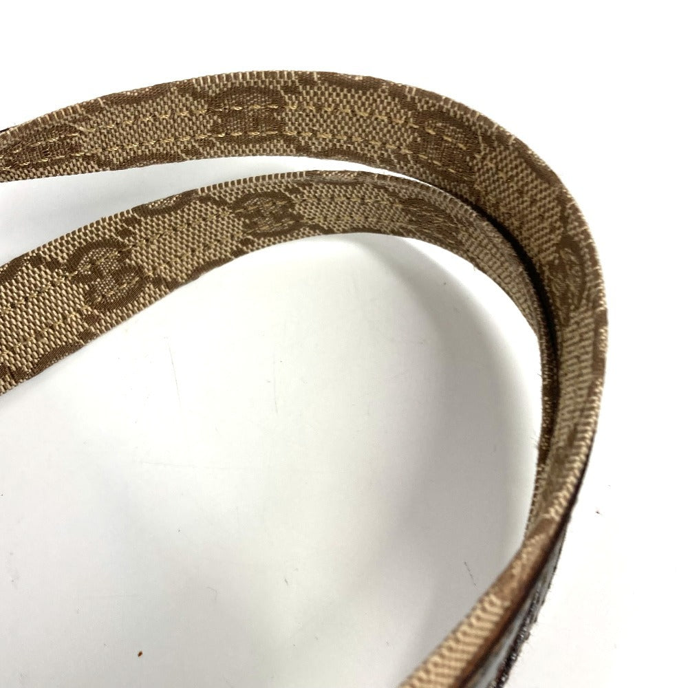 GUCCI 002・1080 GG Logo Bag Tote Bag Handbag GG Canvas/Leather Unisex Beige