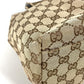 GUCCI 002・1080 GG Logo Bag Tote Bag Handbag GG Canvas/Leather Unisex Beige