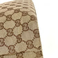 GUCCI 002・1080 GG Logo Bag Tote Bag Handbag GG Canvas/Leather Unisex Beige