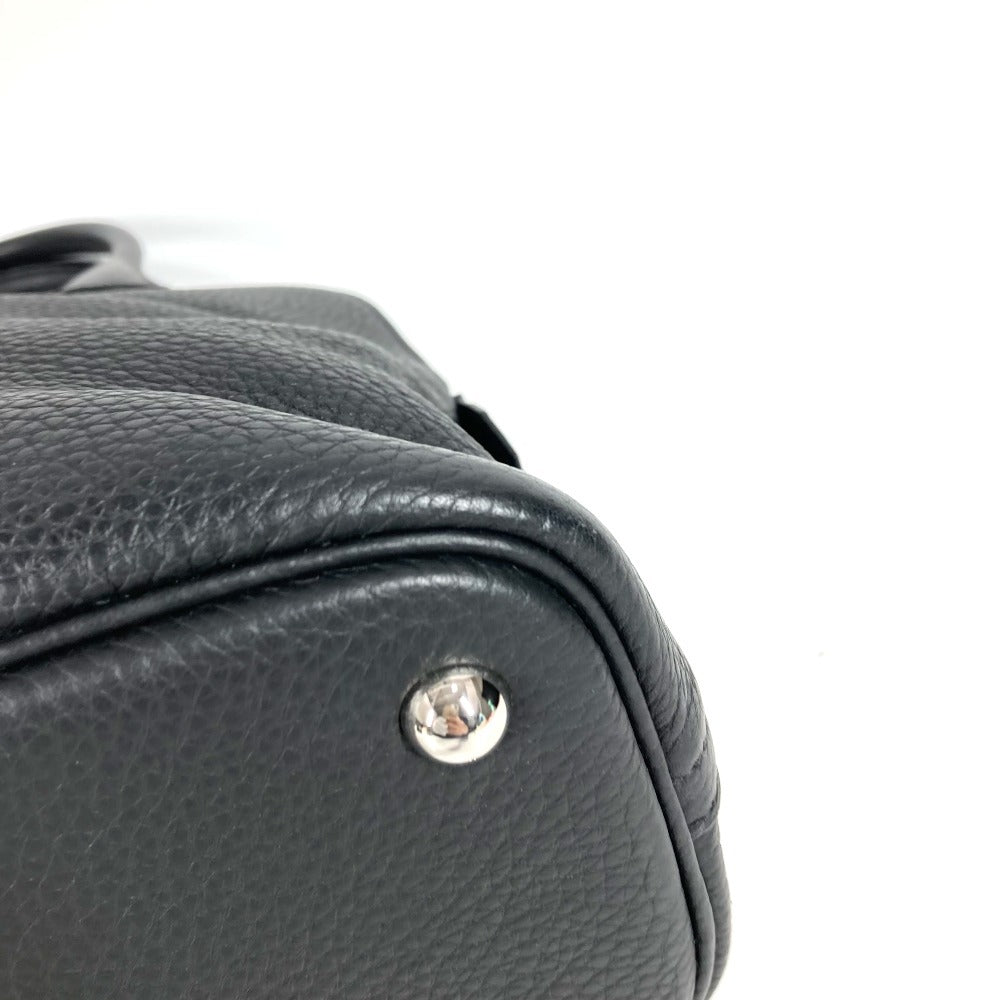 HERMES Bolide 31 Shoulder Bag, Tote Bag, Handbag, Taurillon Leather, Unisex, Black