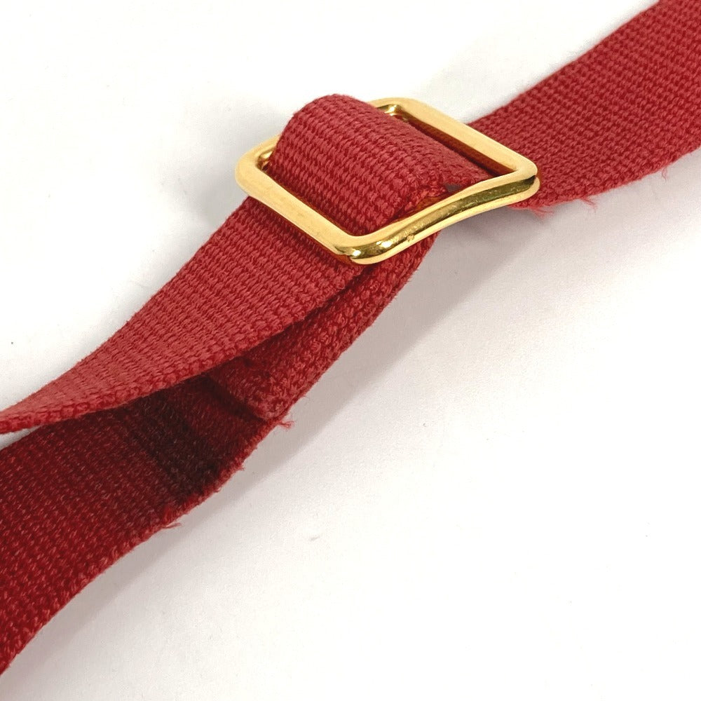 HERMES ヴィンテージ ロデオ ドゥ ロデオドゥ カバン 斜め掛け ポシェット ショルダーバッグ レザー ユニセックス レッド