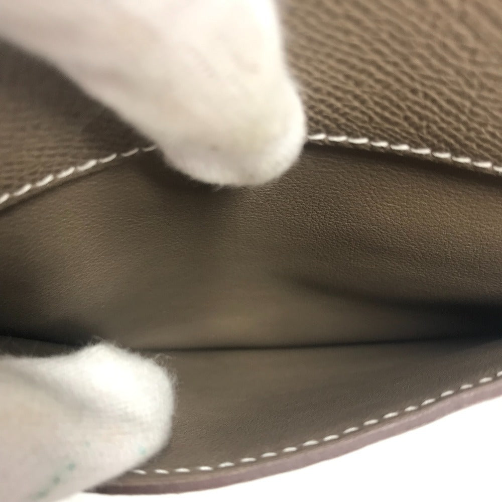 HERMES バッグ 《プティット・コース》 カバン 斜め掛け 肩掛け ショルダーバッグ エプソン ユニセックス エトゥープ グレー