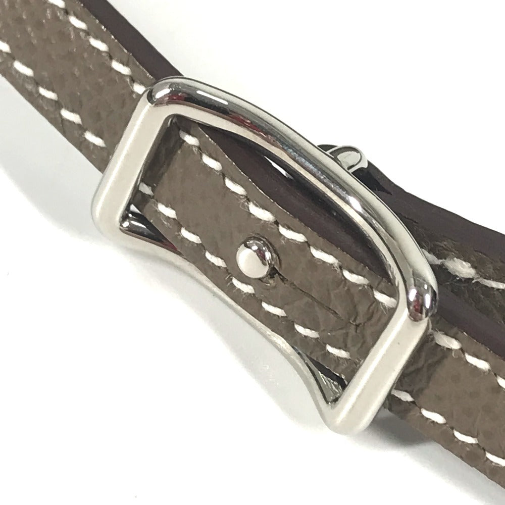 HERMES バッグ 《プティット・コース》 カバン 斜め掛け 肩掛け ショルダーバッグ エプソン ユニセックス エトゥープ グレー