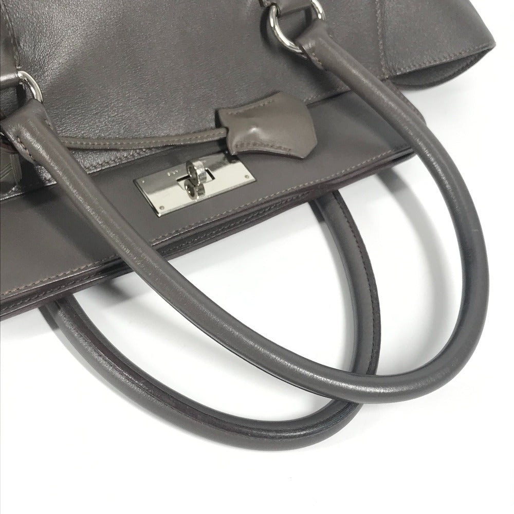 HERMES ツールボックス 26 ツールボックス26 カバン 斜め掛け 肩掛け 2WAYバッグ ハンドバッグ ショルダーバッグ レザー ユニセックス エタン グレー